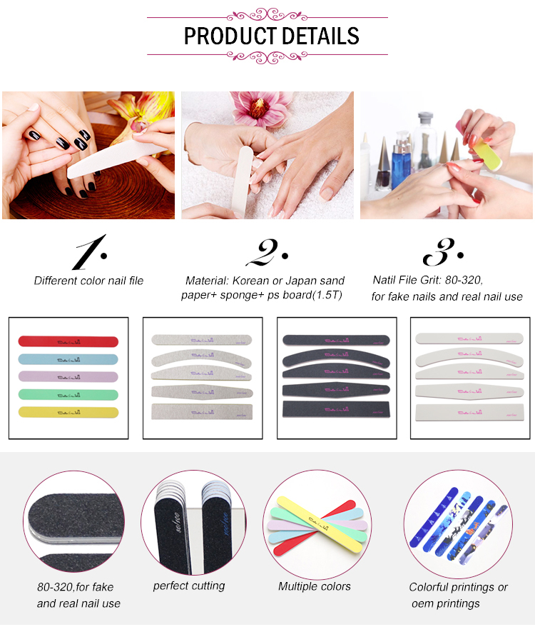 High quality nail natural mini quickly shine nail buffer
