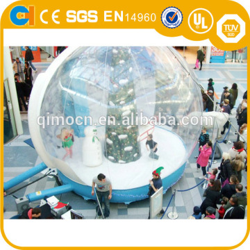 Hot Selling Giant Inflatable Snow Globe ,Outdoor Christmas Photo Snow Globe