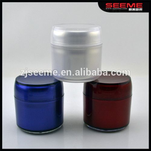 2016 factory wholesale plastic mask jar acrylic jar and bottles for cosmetic 3oz face mask jars