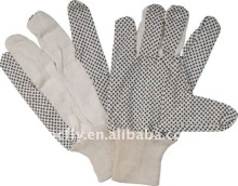 PVC dotted cotton glove