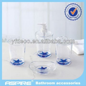 2014 zinc alloy bathroom accessory set