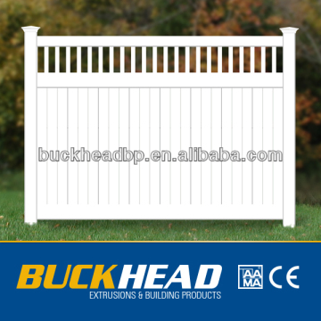 Vinyl White Privacy Fence