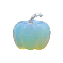 Opalite de 1.2 pulgadas de calabaza artesanía de piedras preciosas para la decoración de la oficina en el hogar