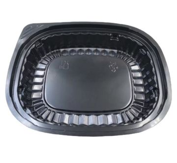 Disposable Plastic BOPS Sushi Box black for Seafood Snack