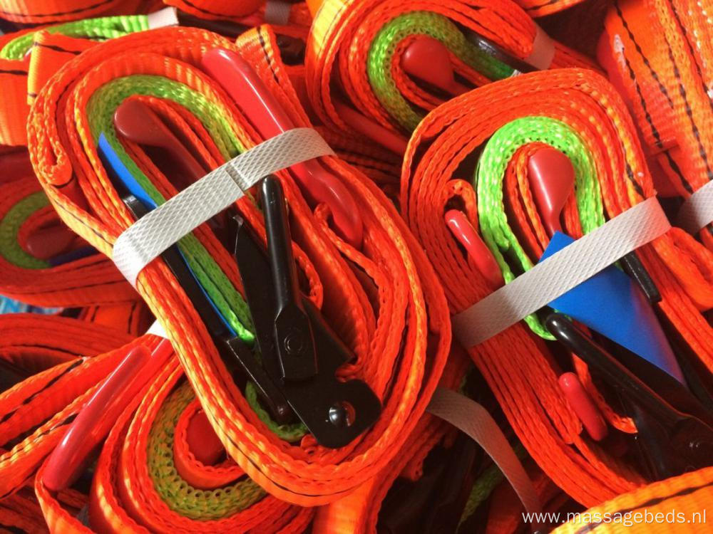 50mm Packaged Ratchet Tie Down Red Lashing Strap with 2000KGS