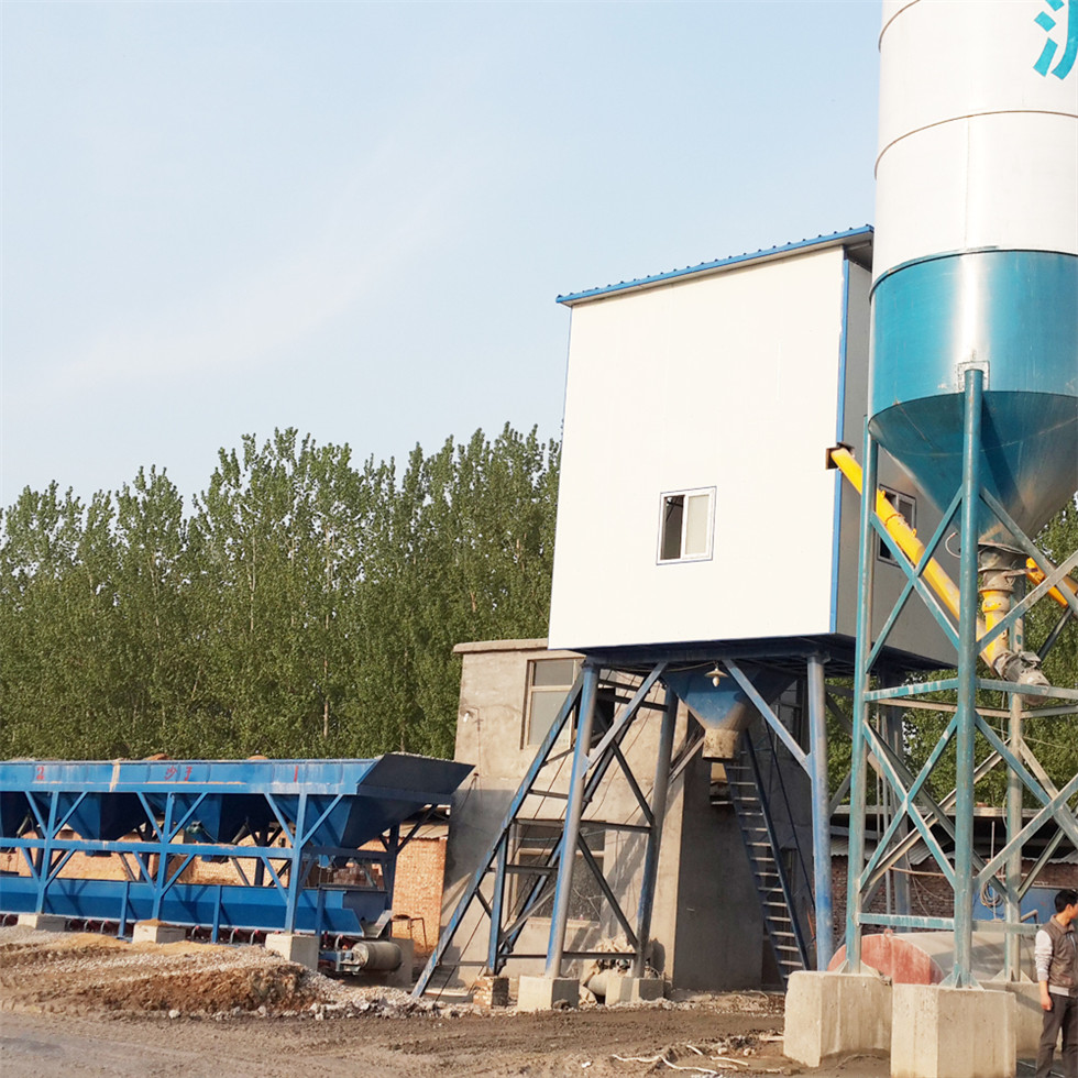 High Performance HZS50 concrete batching plant for sale