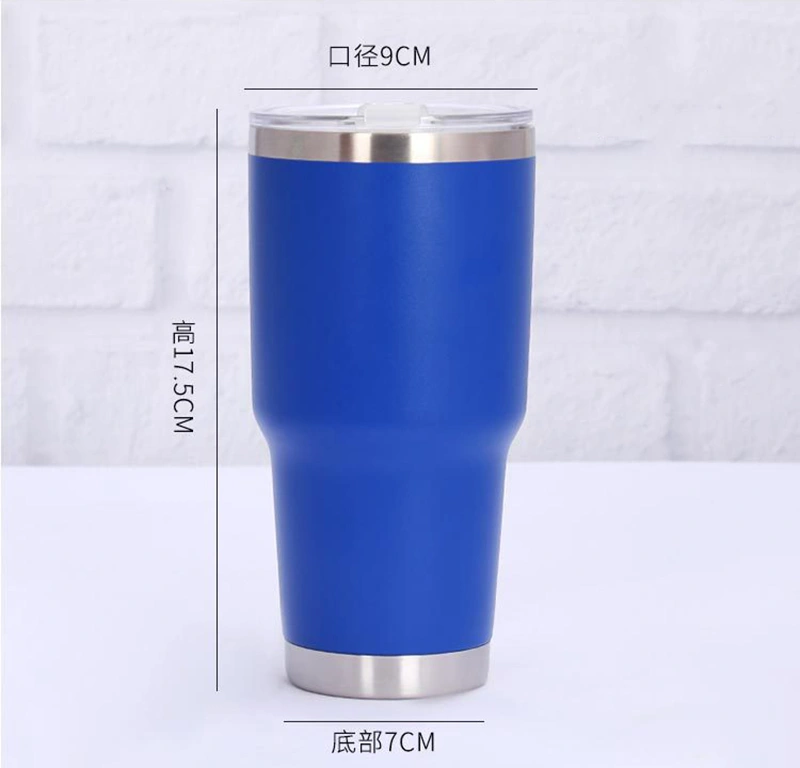 20oz 30oz Double Wall Stainless Steel Vacuum Insulated Tumbler Metal Modern Travel Car Coffee Mug with Lid