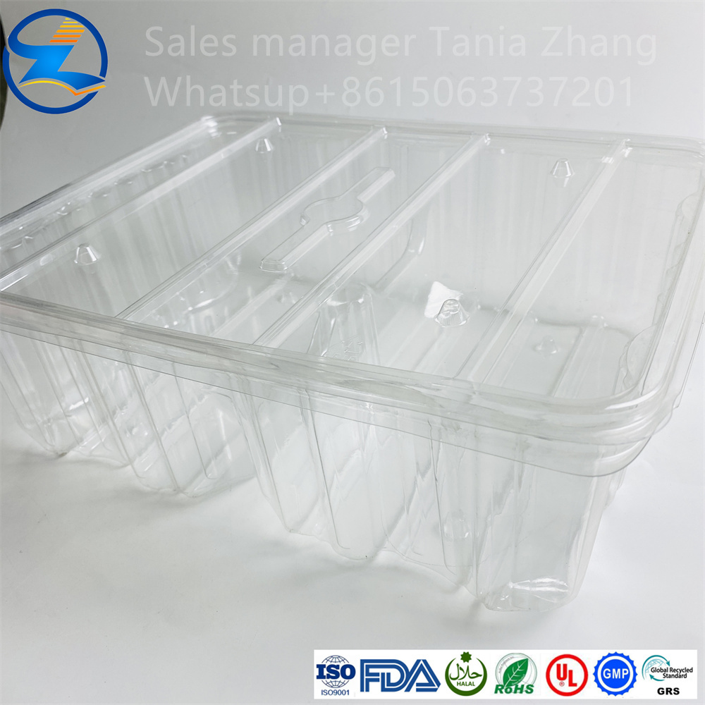 Thermoforming Transparent Customizable Food Grade Pet Packaging Box3 Jpg