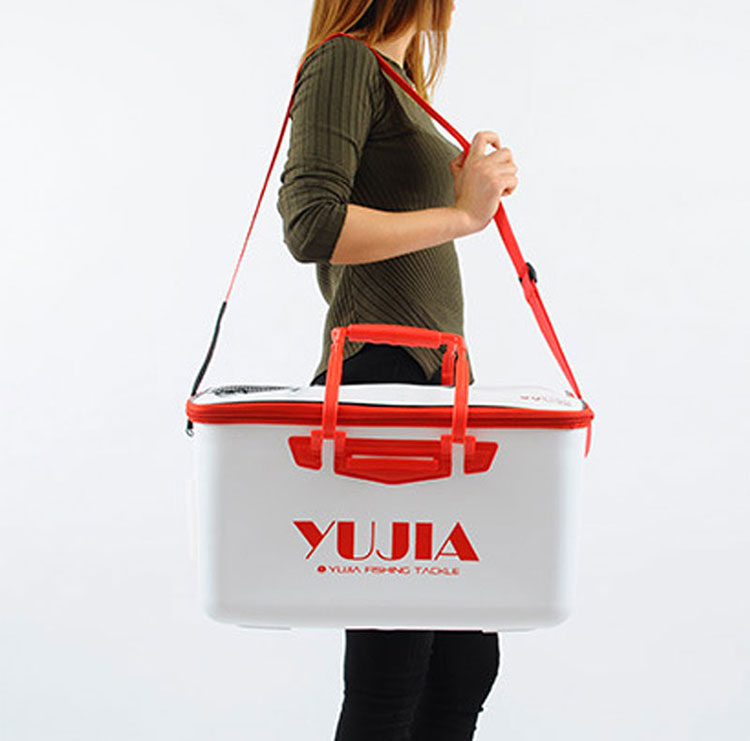 New product white orange blue black red foldable live fish box waterproof EVA soft bait bag EVA Fishing Bag