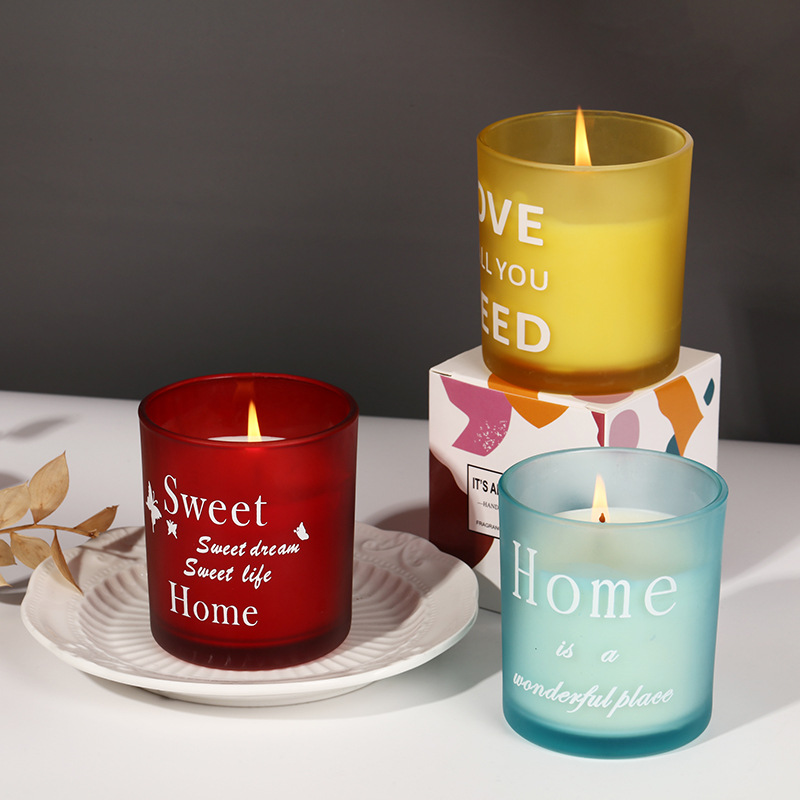 Водар 8 унцый духмяная шкляная свечка для дома