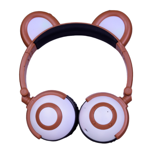 Écouteurs brillants sans fil Panda Ear Music Headphones