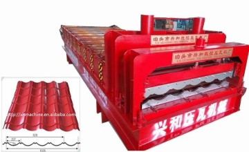 steel glazed tile roll forming machine /glazed tile roofs /glazed tile profile machine