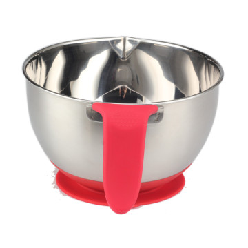 Stainless Steel Mixing bowl with Suction Silicone Bottom