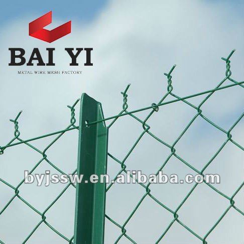 Garden Fences Pvc Coated Chain Link Fence