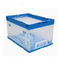 Caixa de armazenamento dobrável de plástico dobrável para serviços pesados