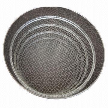 Standard test sieve with plain weave 4-635 mesh