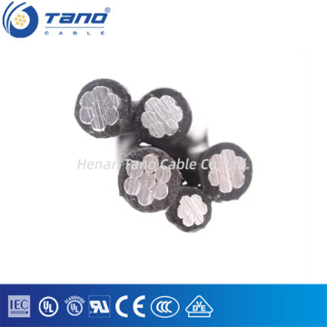 0.6-1kv Voltage Overhead Distribution Line XLPE Insulation Aerial Bundled Cable ABC Cable