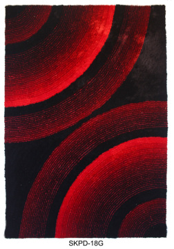 Silk Shaggy Short Pile with Blading Design