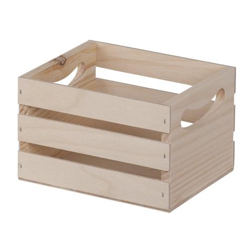 Walnut Hollow W Handles Mini Wooden Crate