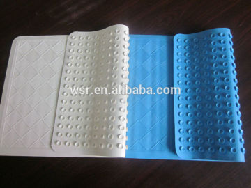 bath mat with flat ribbed rubber