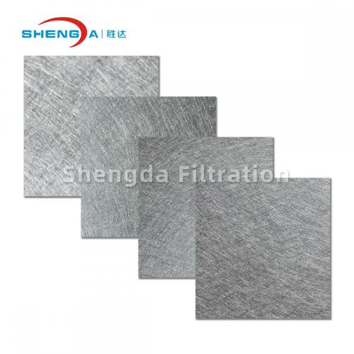 Το Sintered Metal Fiber αισθάνθηκε πλέγμα φίλτρου με πυροσυσσωμάτωση