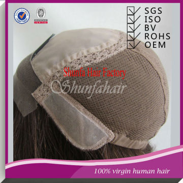 100% cheap european hair human hair full lace jewish wig jewish wig cap