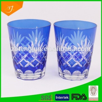 supplier color hand engrave shot glass,color shot glass,high quality shot glass