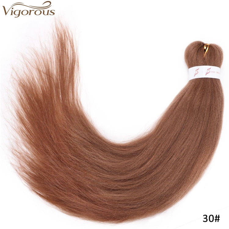 Vigorous Pre-stretched Ombre E Z Braiding Hair EXtensions Synthetic Hair 26 Inches Yaki Easy Braids Twist Hair for African