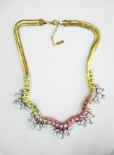 Statement Necklace, New Fashion Acrylic Crystal Jewelry Statement Necklace , Statement Necklace Wholesale PT2151