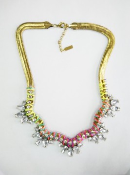 Statement Necklace, New Fashion Acrylic Crystal Jewelry Statement Necklace , Statement Necklace Wholesale PT2151