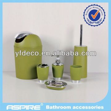 China wholesale white bathroom accessories set for home manufacturer