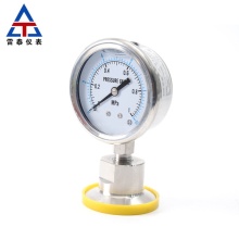 Sanitary diaphragm pressure gauge