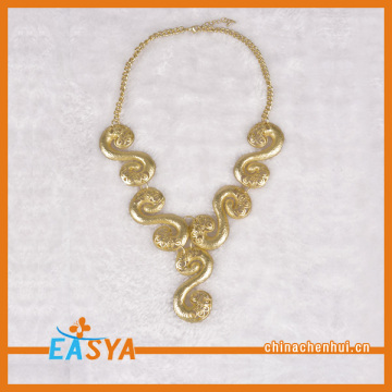 Womens Gold Choker Necklaces Metal Gold Jewelry