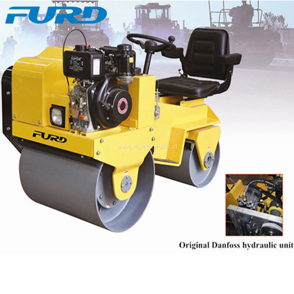 Ride-on Hydrostatic Type Double Drum Roller Compactor