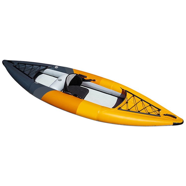 Nuevo diseño de pesca inflable de PVC KAYAK con remo