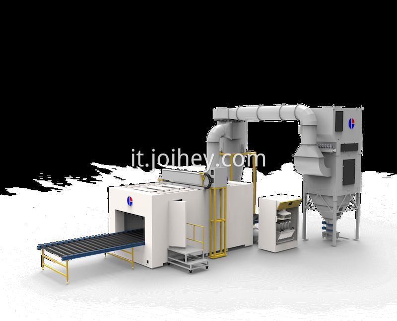 Cabina di rivestimento in polvere piatto FCB FCB Flat Conveyor Powder Coating Booth