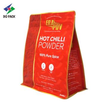 Flat Bottom Pouch For Chili Powder Packaging Pouch