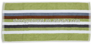 100% cotton colorful stripped face towel