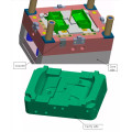 Cassetto in plastica per lavatrice