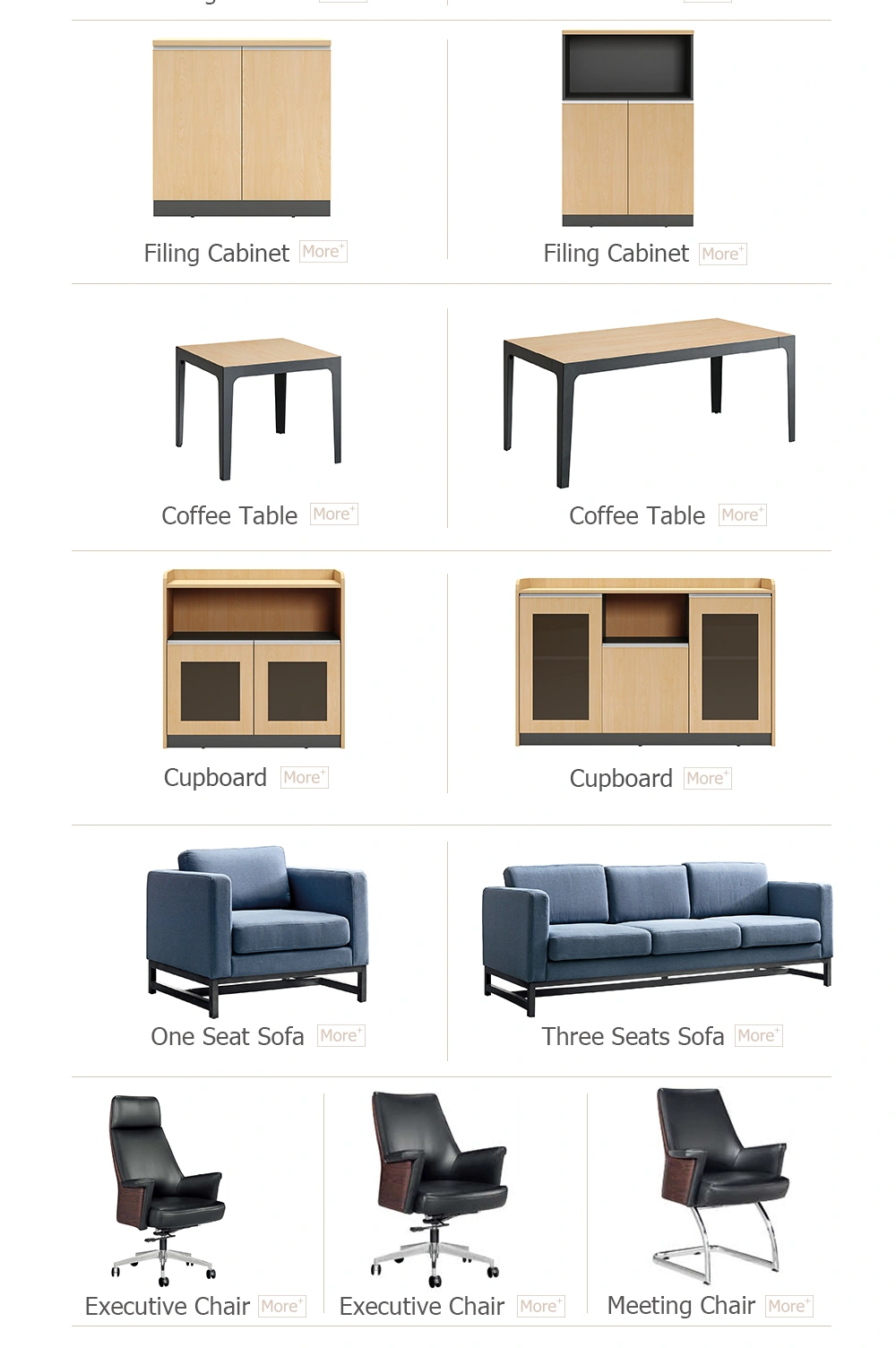 Custom Modern New Design Wooden Furniture Conference Office Table