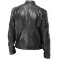 Custom Male Leather Jacket Design High Quality