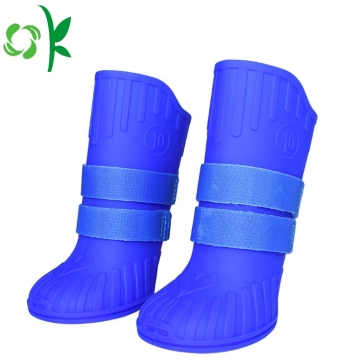 Dog Boots Silicone Non-slip Rain Waterproof Pet Shoes