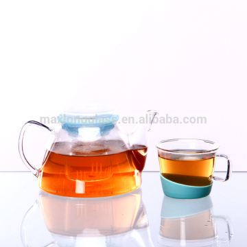 Heat Resistant Glass infusion tea pots