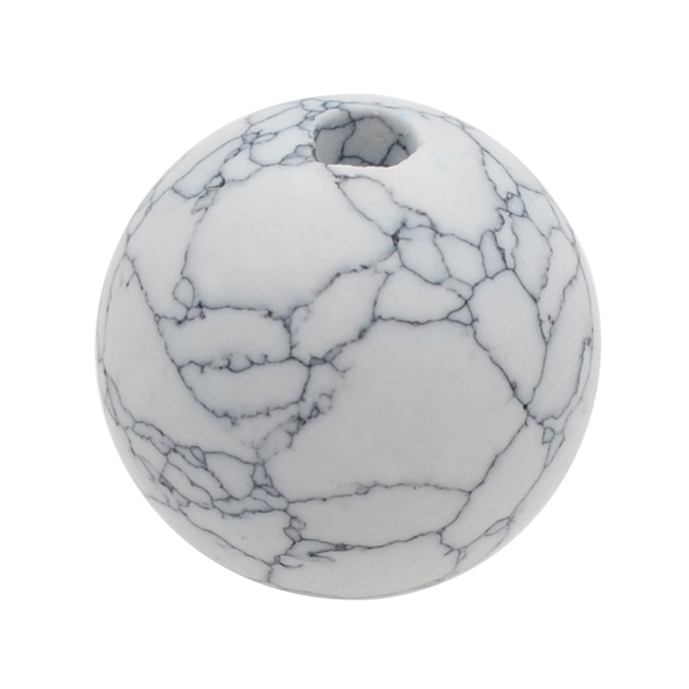 Howlite 8 mm boules de pierre décoration de la maison perles de cristal rondes