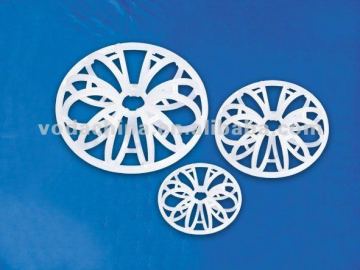 China 25*9 Plastic teller rosette Ring