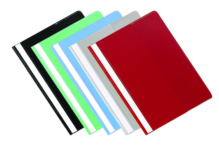 High quality business stationery A4 PVC plastic report cover swing clip report file