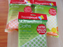 Nonwoven fabric household cleaing cloth