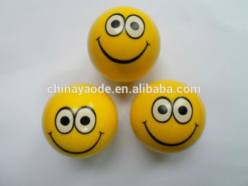 Smile bouncing ball toy/rubber bouncy ball toy