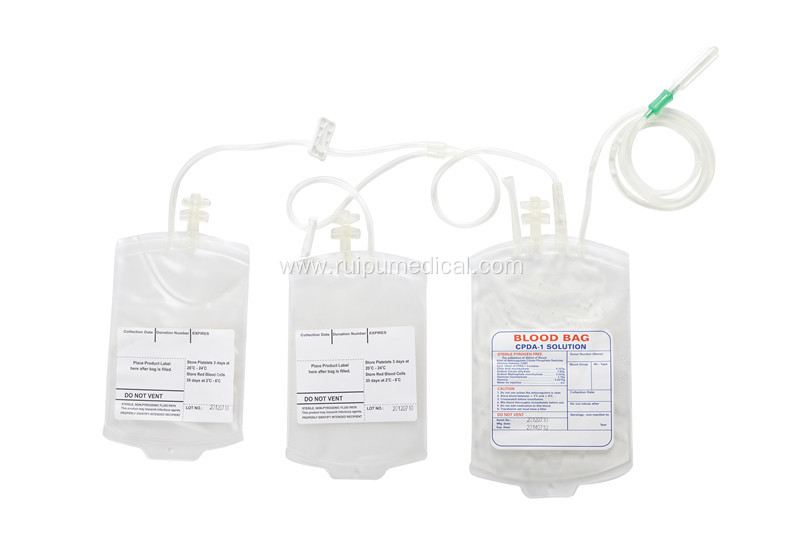 Cheap Single Double Sterile Medical Disposable Blood Bag