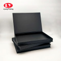 Magnetic Closure Custom Logo Black Scarf Box